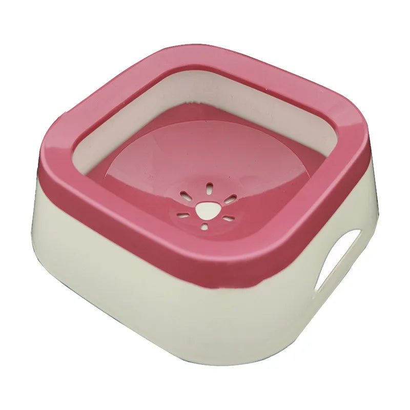 gamelle anti debordement chien rose