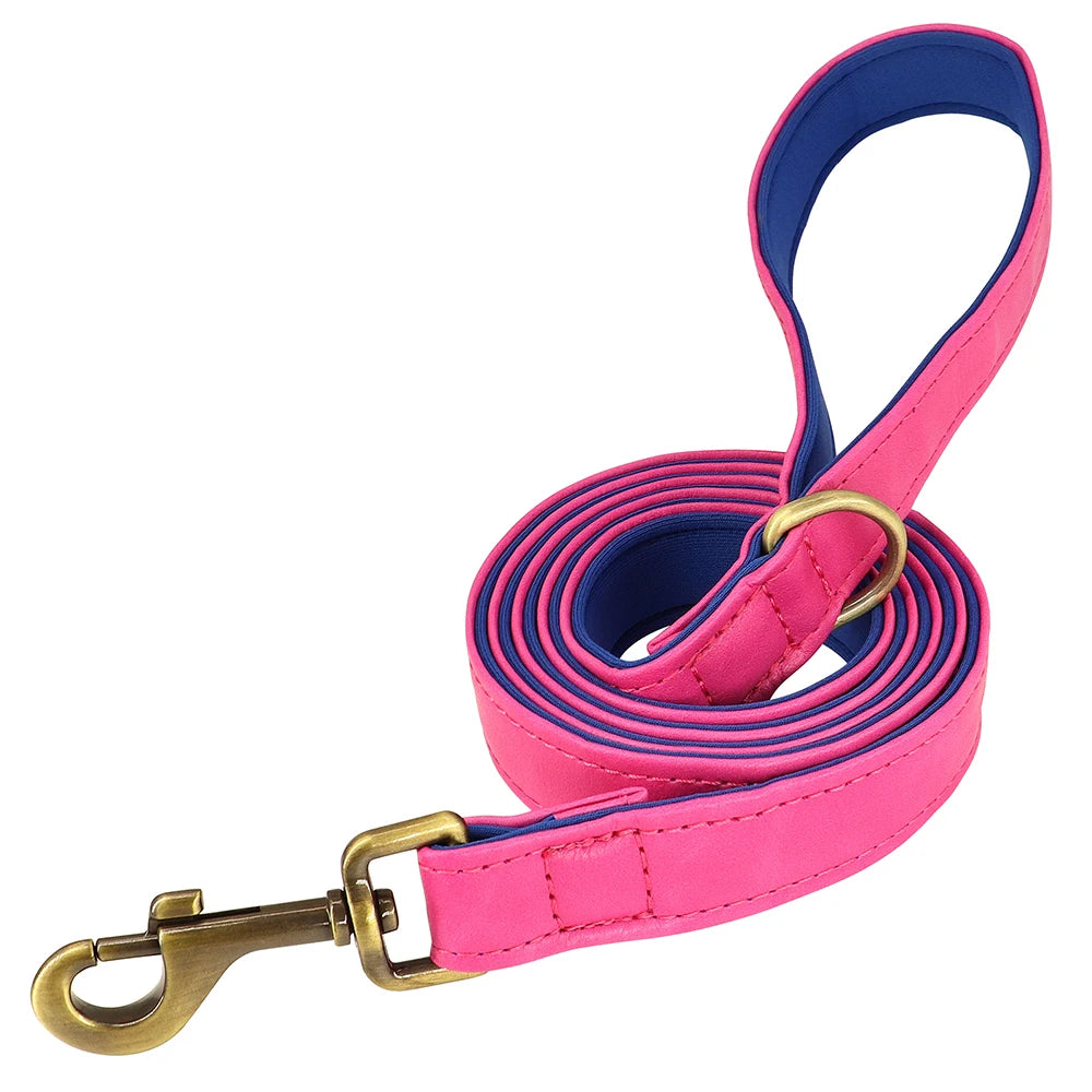 laisse cuir chien girly