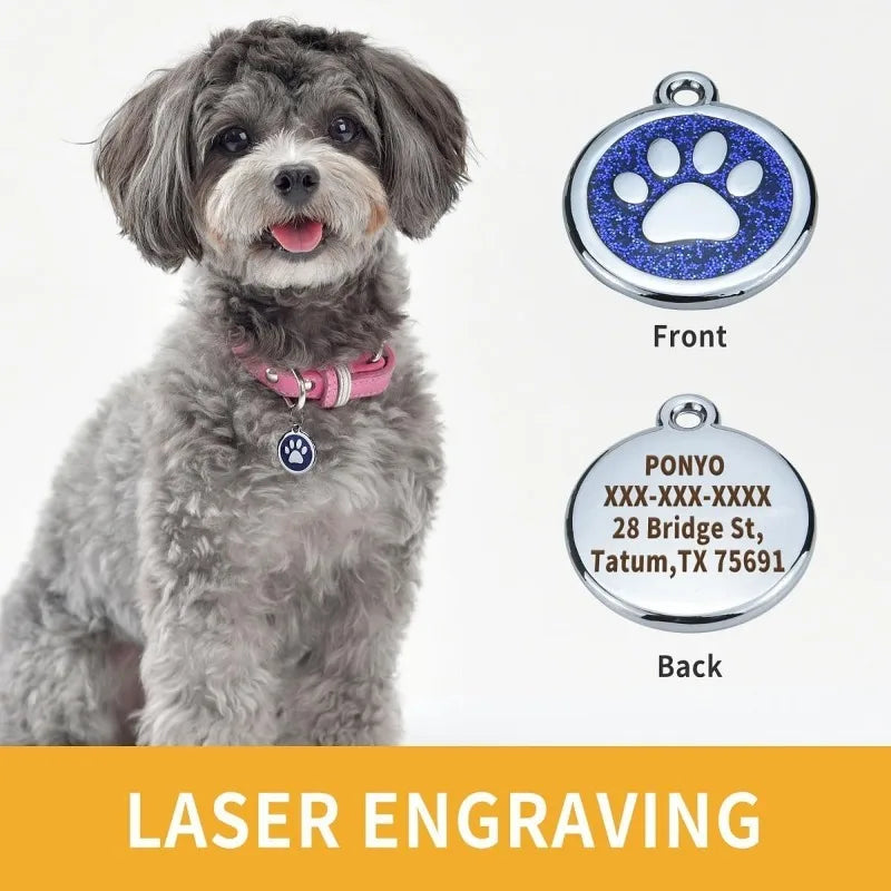 medaille pour chien gravé laser