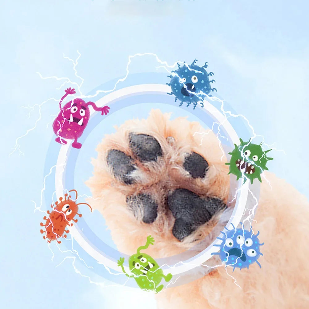 nettoyant pattes chien anti microbes