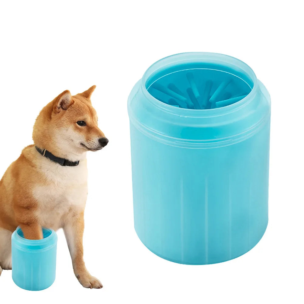 nettoyant pattes chien bleu