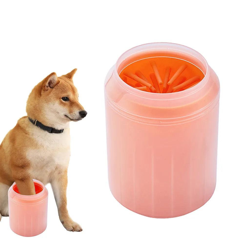 nettoyant pattes chien orange