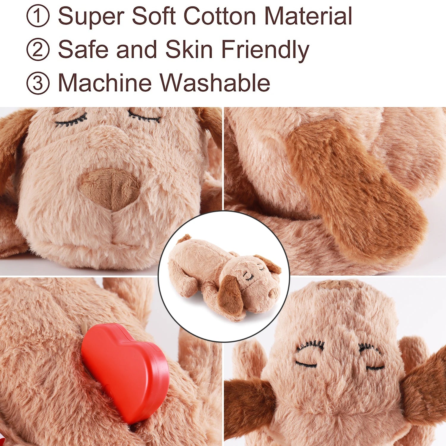 peluche anti stress chien